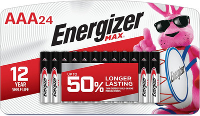 Energizer MAX AAA Batteries (24 Pack)   Long-Lasting Triple A Alkaline Power