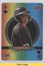2022 Upper Deck Goodwin Champions Playing Cards Brandon Mayea #6-SPADES READ 5x5