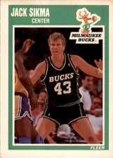 1989-90 Basketball Fleer Jack Sikma Milwaukee Bucks #91
