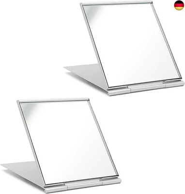 laeeyin Reisespiegel Taschenspiegel Klein Kosmetikspiegel Handspiegel klappbar