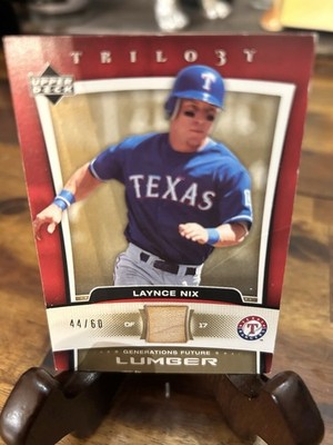 2005 Upper Deck Trilogy Generations Futures Lumber # Lance Nix 44/60