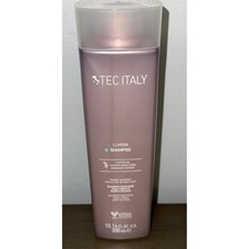 Tec Italy Lumina Purple Shampoo Neutralize  Tone Blond Gray Platinum Hair 10 oz
