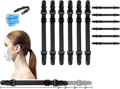 12 PCS Mask Holder Mask Ear Saver, Face Mask Extender Strap, Face Mask Holder to