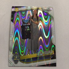 2025 Panini WNBA #85 Ajsa Sivka White Seismic Prizm