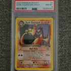 Dark Charizard 4/82 Team Rocket Holo Rare 2000 English Unlimited PSA 8