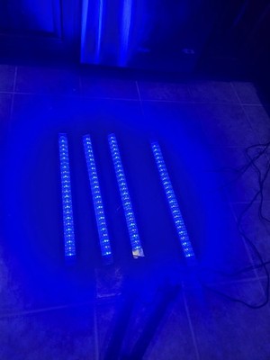 4x 24  REEF BRITE XHO blue Bundle with brackets and controller for apex reef led