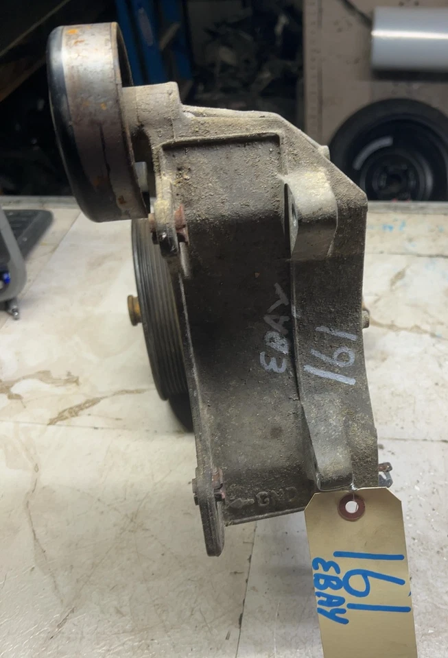 07-13 SILVERADO SIERRA 1500 Bomba Dirección Asistida Motor Soporte Depósito Conjunto Foto 3 de 4