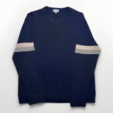 Mint 588 Todd Snyder Arm Stripe 100 Cashmere Sweatshirt Crew Neck SWEATER XL