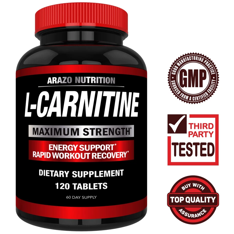 L-Carnitina 1000mg con Calcio para Metabolismo y Ganancia Muscular Foto 2 de 4