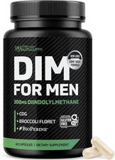 DIM Supplement for Men 300mg | Estrogen Blocker & Aromatase Inhibitor | Extra St