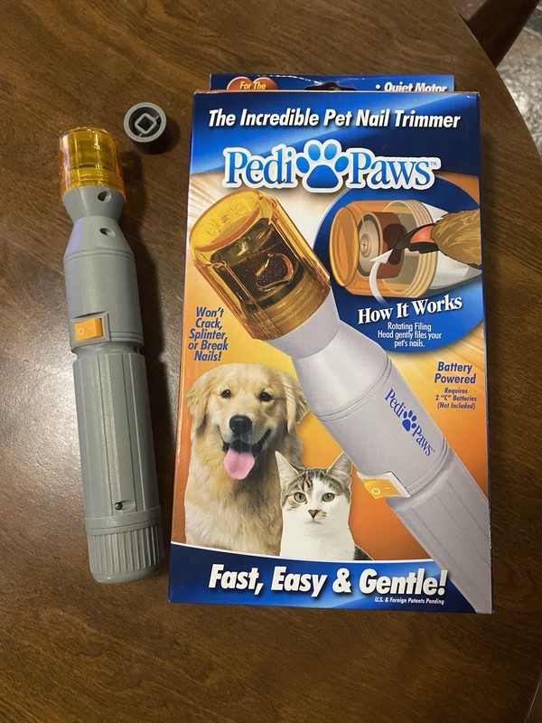 Pedi Paws Pet Nail Trimmer Won't Crack Splinter Or Break Nails