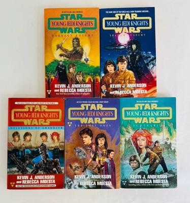 Lot of 5 Books Star Wars Young Jedi Knights by Kevin J. Anderson & R. Moesta