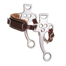 Kelly Silver Star Tough1 Fleece Lined Silver Hackamore Bit