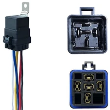 12V Waterproof Automotive Relay with Pigtail
