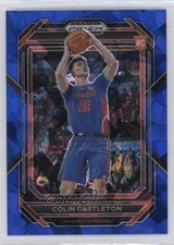 2023-24 Panini Prizm Draft Picks Blue Ice Prizm /99 Colin Castleton #45 5b1