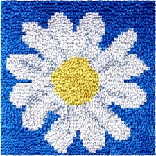 Numptain Latch Hook Kits for Adults,DIY Rug Crafts Daisy Onesize,