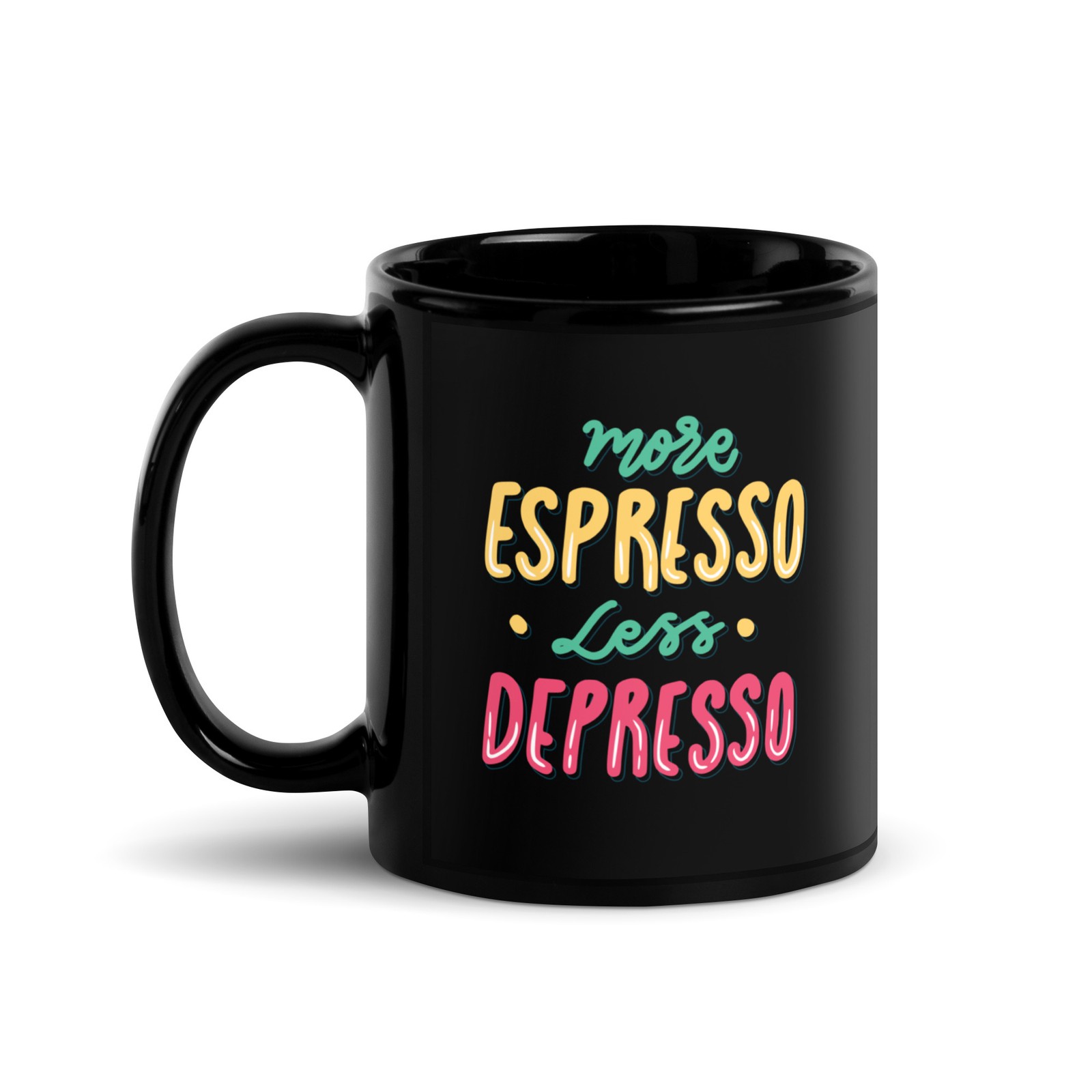 Black Glossy Mug