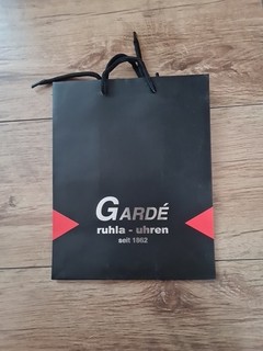 Geschenktüte Papier 25 5 x 21 5 cm Gardé Uhren Ruhla