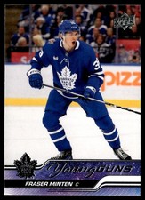 2023-24 Upper Deck Young Guns - Fraser Minten Rookie Toronto Maple Leafs #482