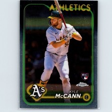 2024 Topps Chrome Update Series - Kyle McCann #USC142 (RC) - Oakland Athletics