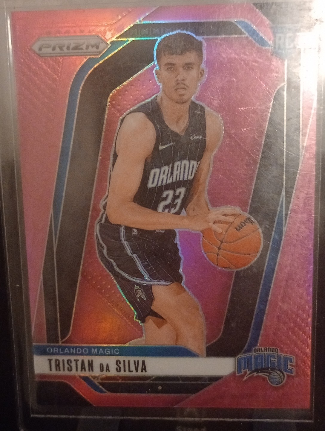 2024-25 Panini Prizm #256 Tristan da Silva Prizms Pink #/249