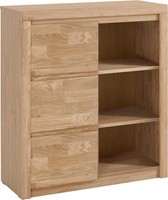 Highboard Home Affaire Silkeborg Eiche Teilmassiv Breite 90Cm Regal Kommode