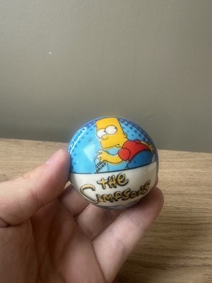 The Simpsons Bart & Lisa Simpson Blue Ball - Sammlerstück - Jahr 2000