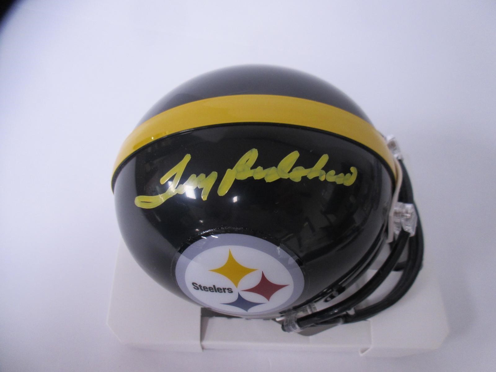 Terry Bradshaw Autographed Signed Pittsburgh Steelers Mini Helmet Total Sports 