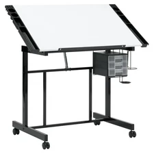 Studio Designs Deluxe Craft Station, Top Adjustable Drafting Table Craft Tabl...