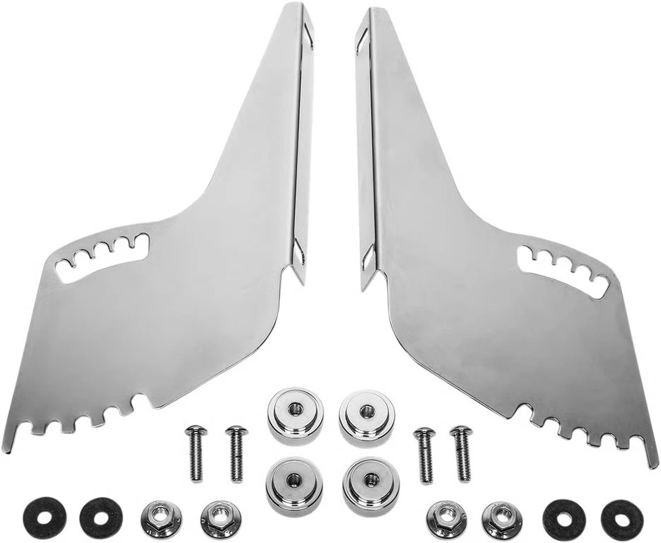 Slipstreamer 22in. Classic Windshield with Black Hardware - 22in.H x 23in.W - Cl - Image 2 of 4