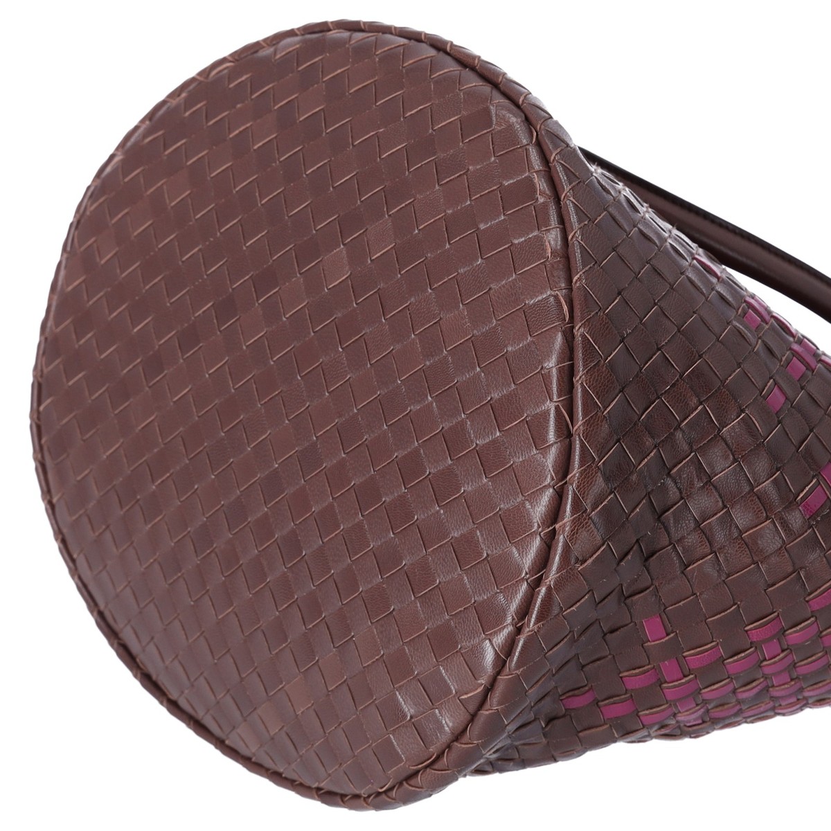 BOTTEGA VENETA Intrecciato Tote Bag 226344 Dark Brown Purple