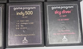 Atari 2600 Lot Of 18 Games Asteroids Pac-man Breakout Space Invaders Tested