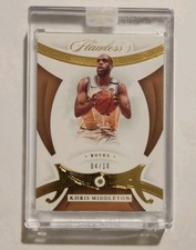2019-20 Panini Flawless Gem Diamond KHRIS MIDDLETON 4/10 No. 49 BUCKS SSP
