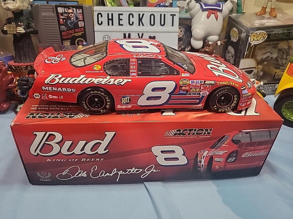 DALE WONHARDT JR #8 BUDWEISER Bud Monte Carlo 2005 acción 1/18 Foto 3 de 4