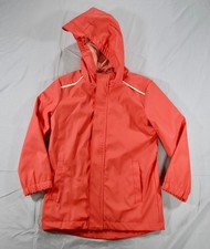 Cat&Jack Kids Lined Rain Jacket with Hood Red 5T Used in Excellent Condition