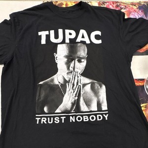 Tupac Trust Nobody Black T-Shirt Size 2XL Rap & Hip Hop Music