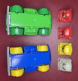 Lego Crash It Racers Xalax 2001 Lot With Ghost 4578 Glow In The Dark