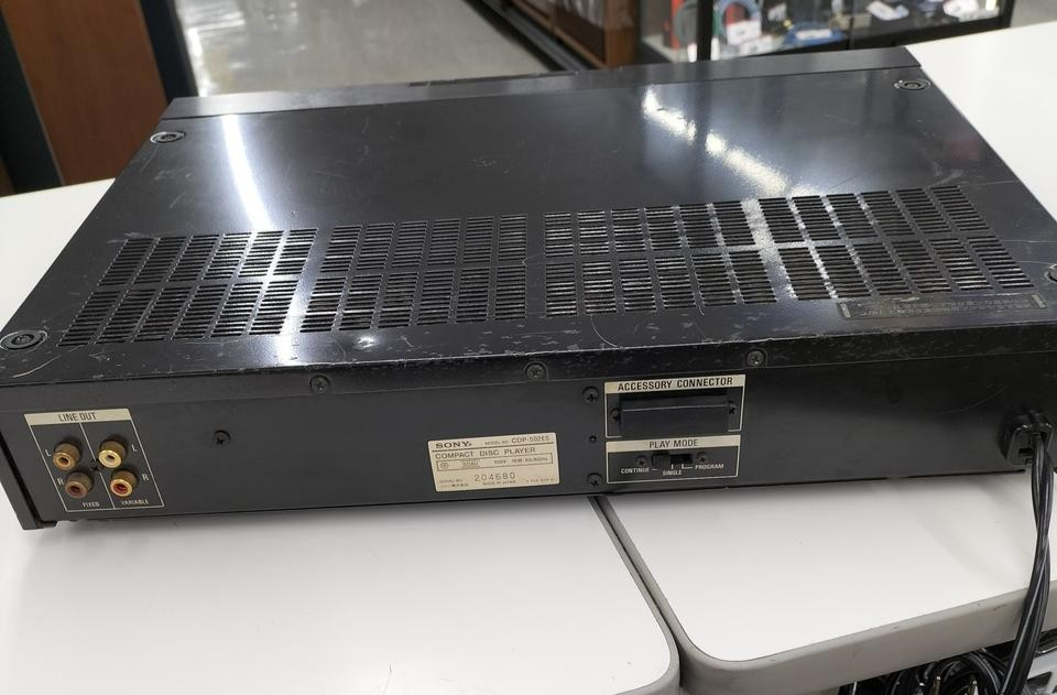 SONY CDP-502ES CD Player Vintage UNIlinear Converter System Used AC100V Only