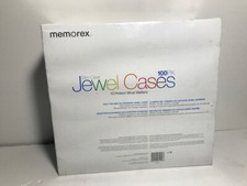 Memorex CD/DVD Clear Slim Jewel Cases - 100 pack NEW SEALED  FREE SHIPPING