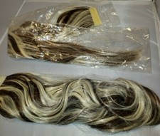 Angelaicos womens 22" hair extensions blonde Brown F61321-8 new 2 pieces