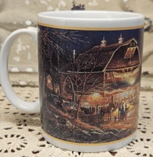 The Hadley Collection Terry Redlin Coffee Mug “Harvest Moon Ball” 2000 (read)