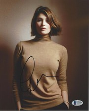 GEMMA ARTERTON SIGNED JAMES BOND 8X10 PHOTO 2 QUANTUM OF SOLACE BECKETT COA BAS