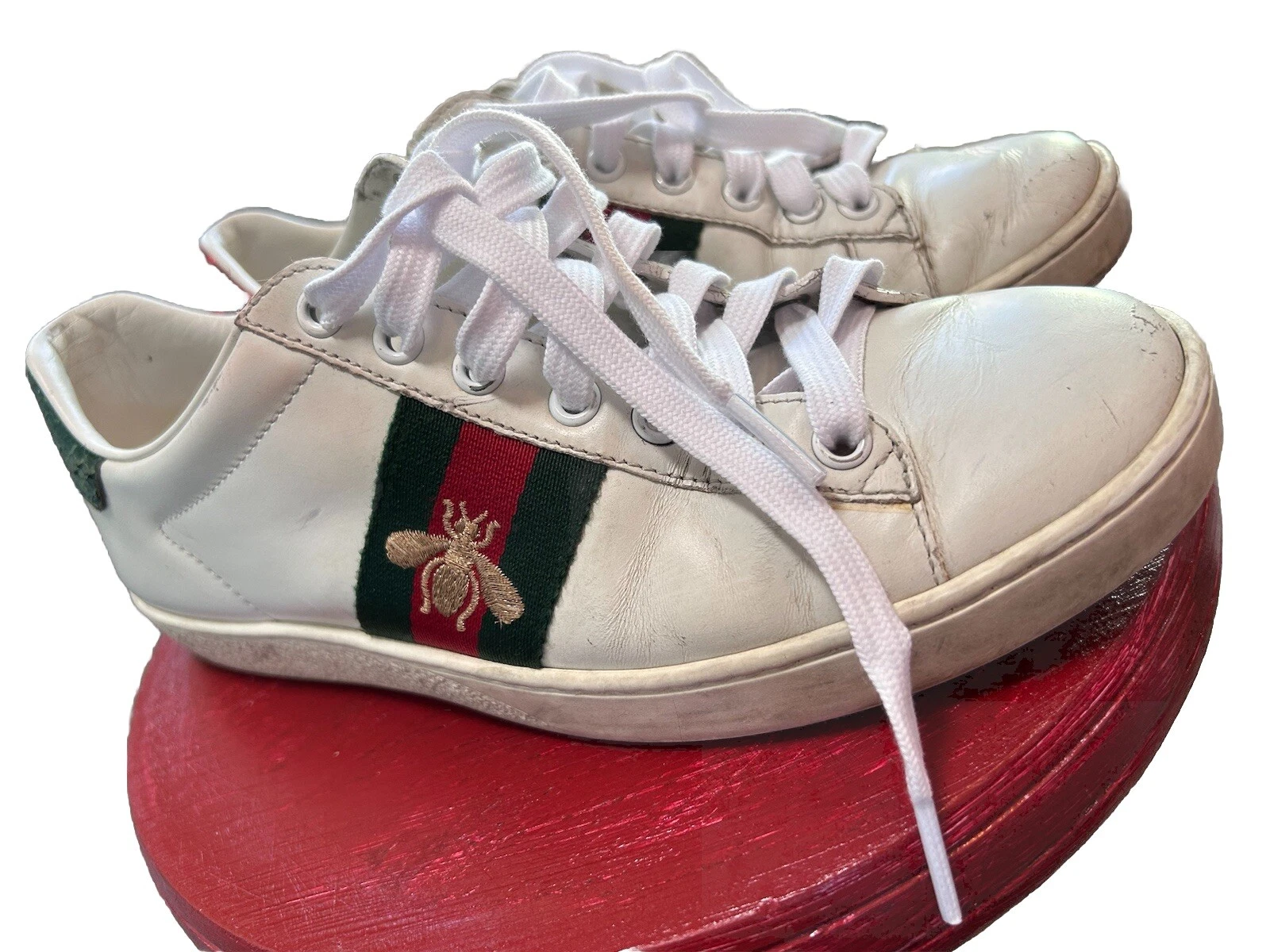 gucci ace brodé femme abeille 37/ 6,5 US