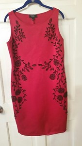 dress barn red dress