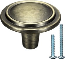 BRONZEHOMM 20 Pack Top Ring Cabinet Knob, 1.25" Diameter Kitchen Cabinet Hardwar