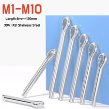 Cotter Pins A2 Stainless Steel Split Retaining Pin M1-M10 All Sizes