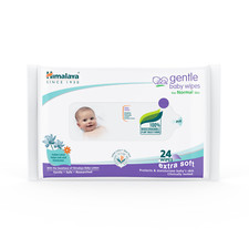 Himalaya Gentle Baby Wipes-Goodness of Aloe Vera  Indian Lotus Extracts-24wipes