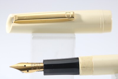 Vintage Osmiroid 65 White Sketch Füllfederhalter, GT