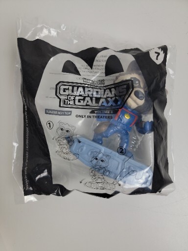 McDonald’s Guardians of the Galaxy Vol 3 Happy Meal Toy #7 Rocket Racoon NIB