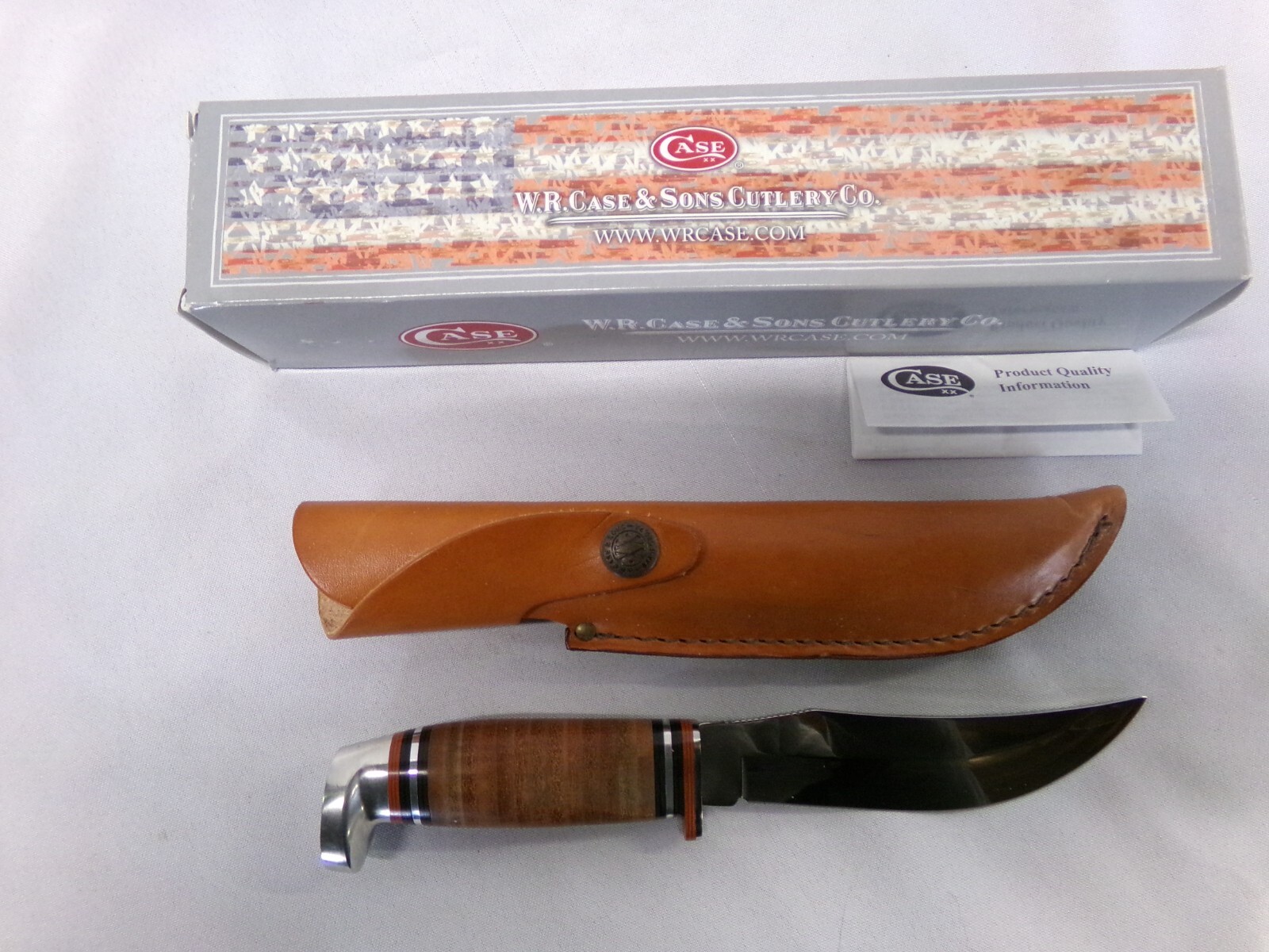 vintage case hunting knife fixed 5 inch blade eBay